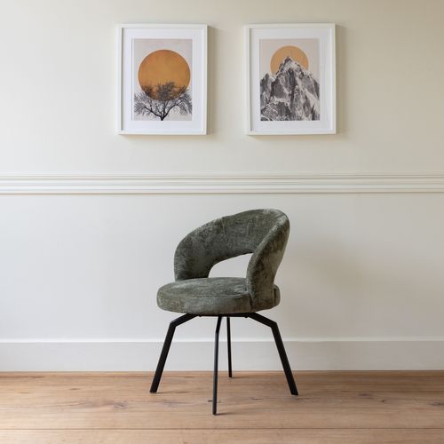 Chaise En Chenille Verte Ehba