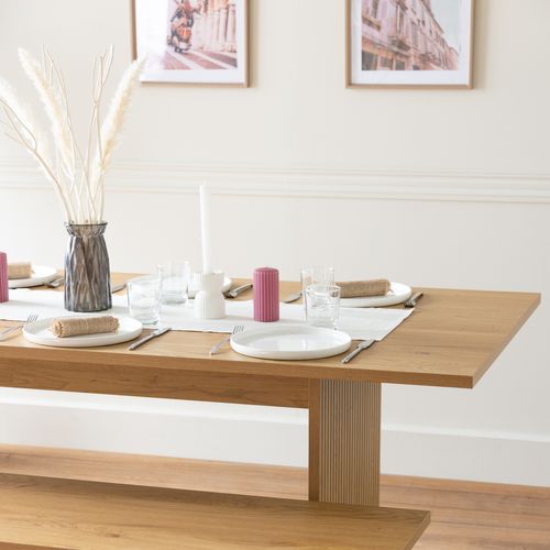 Table En Bois Style Scandinave 180cm Alma