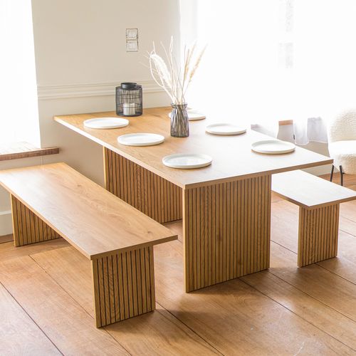 Table En Bois Style Scandinave 180cm Alma