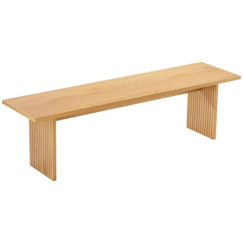 Ensemble Table 180cm Et 2 Bancs Style Scandinave Alma