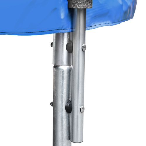 Trampoline 430cm Réversible Bleu/vert Melbourne, Échelle, Bâche Et Kit D'ancrage