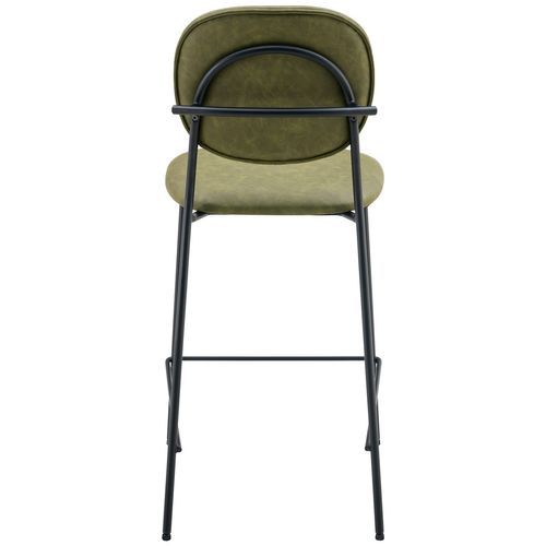 Lot De 2 Tabourets De Bar En Simili Vert Edmond