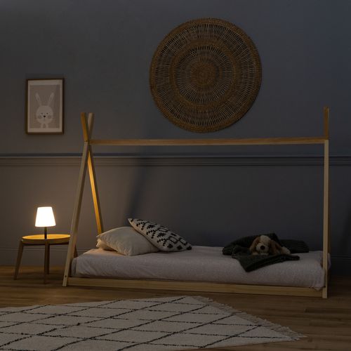 Lit Tipi Pour Enfant 190x90cm En Bois Valentin