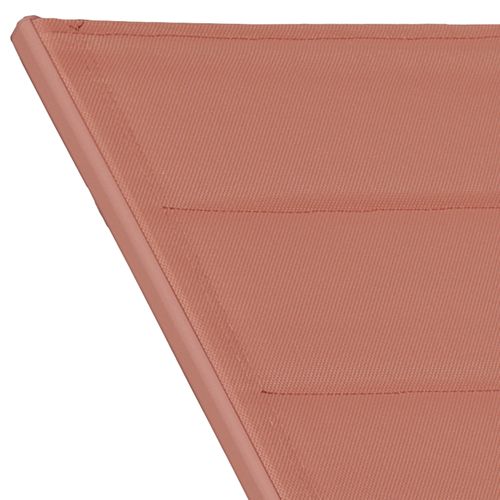 Set Transat Et Table D'appoint Barbados Textilène Et Aluminium Terracotta