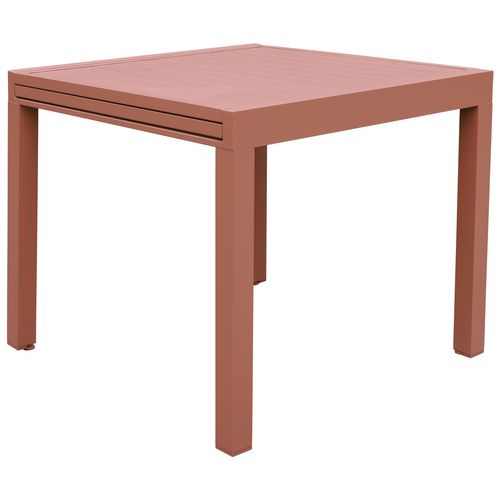 Salon De Jardin Venezia Extensible 8 Pl. Textilène Et Alu Terracotta