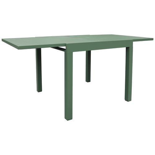 Salon De Jardin Venezia Extensible 8 Pl. Textilène Et Alu Vert Sauge
