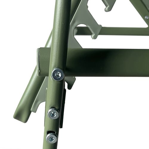 Lot De 2 Bains De Soleil Sardinia En Textilène Vert Sauge - Structure Vert Sauge