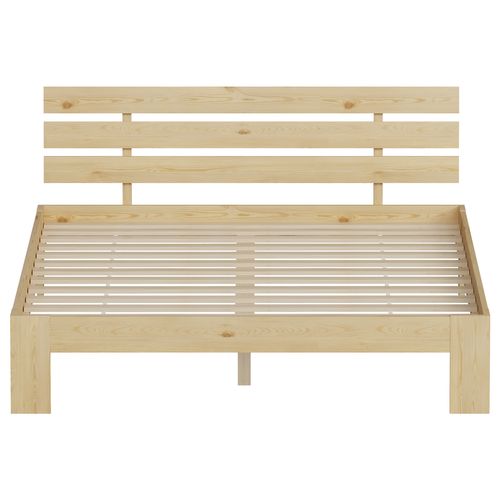 Lit En Bois Avec Tête De Lit 140x200cm Finn