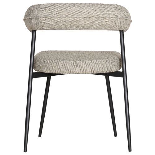 Lot De 2 Chaises En Tissu Vert Chiné Thea