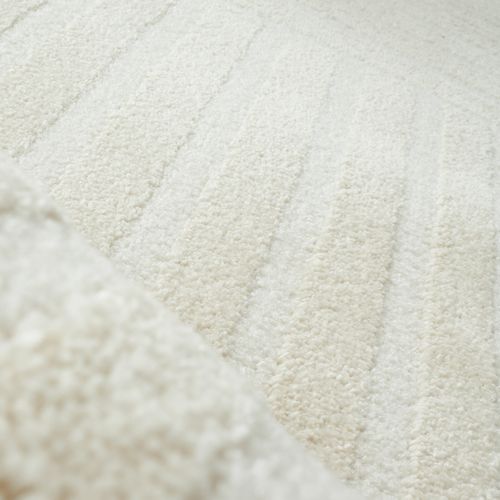 Tapis De Salon Crème Graphique Bianca 160x230 Cm