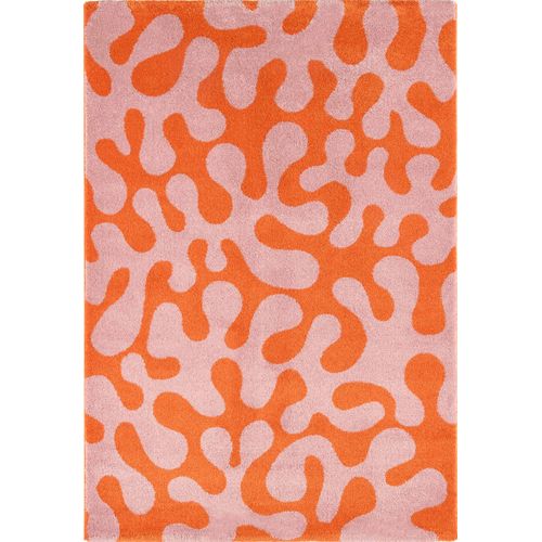 Tapis De Salon Année 70 Rétro - Groovy - Rose - 120x160cm