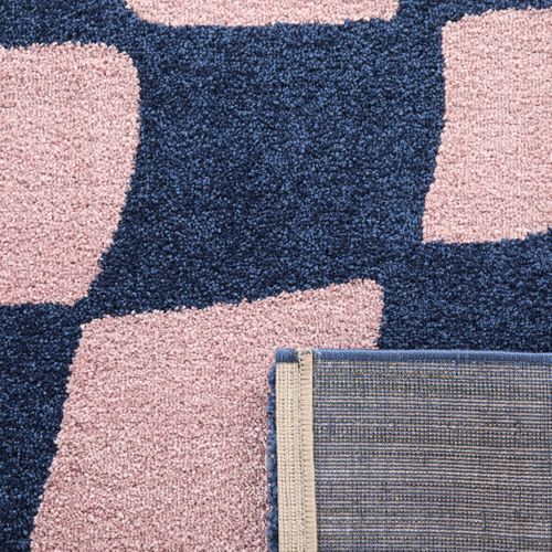 Tapis Intérieur à Poils Longs Groovy 383 Bleu 120 X 260 Cm