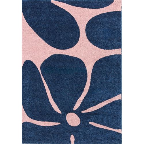 Tapis Intérieur à Poils Longs Groovy 385 Bleu 120 X 260 Cm