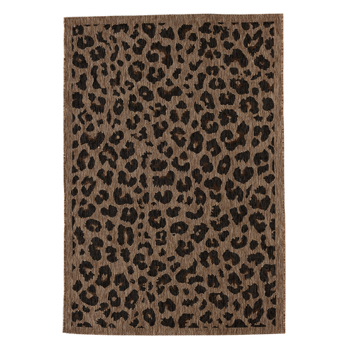 Tapis D'intérieur Et Extérieur Marron Motif Léopard Savanna 200x290