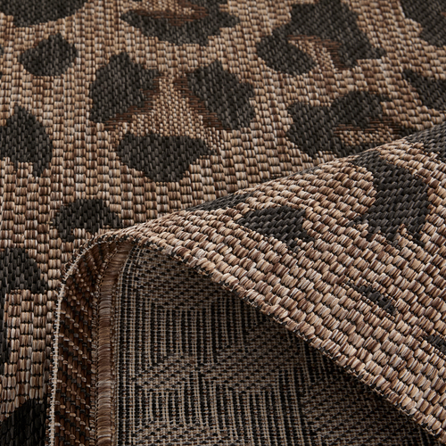 Tapis D'intérieur Et Extérieur Marron Motif Léopard Savanna 200x290