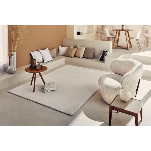 Tapis De Salon Ava Très Doux Blanc 120x160