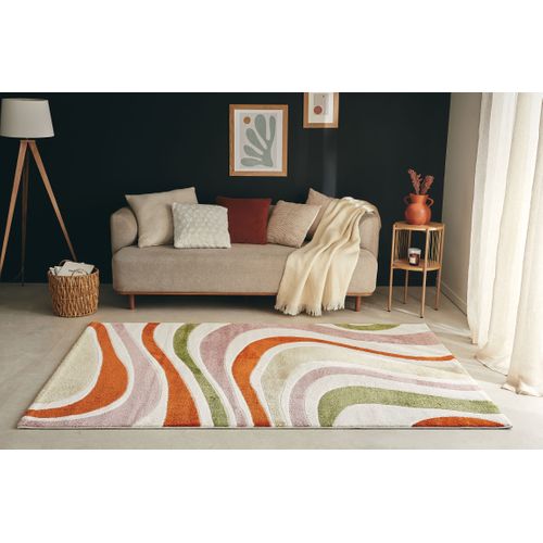 Tapis De Salon Memphis Géométrique Multicolore 200x290