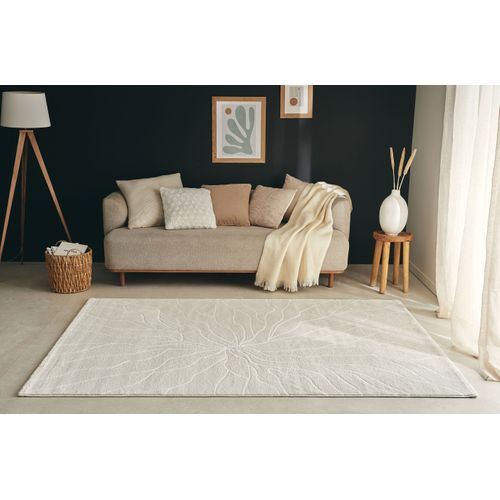 Tapis De Salon Memphis Géométrique Crème 160x230