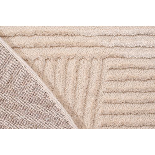 Tapis De Salon Crème Graphique Bianca Diamètre 120