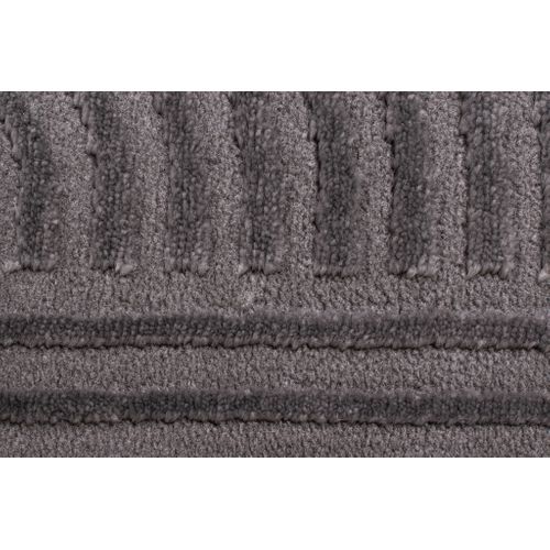 Tapis De Salon Gris Graphique Bianca Diamètre 120 Cm