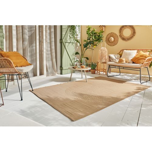 Tapis Vague Beige Extérieur Capri 150x220