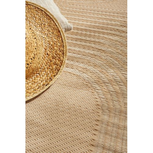 Tapis Vague Beige Extérieur Capri 150x220