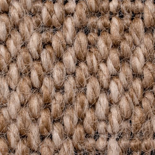 Tapis De Salon Aspect Jute à Motif Rayures Noir 80x150 Cm