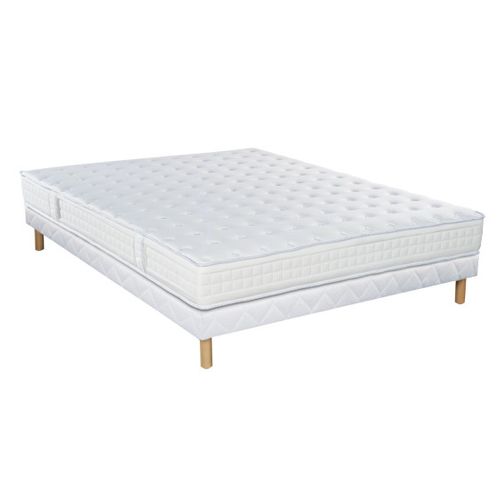 Ensemble Essenzia  Delice Tres Ferme + Sommier Tradition + Pieds 200x210 Mousse