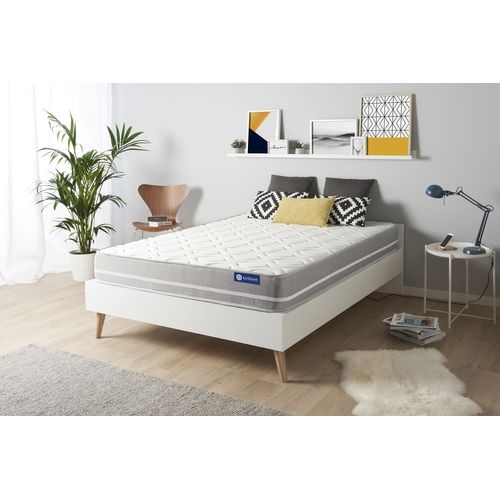 Matelas Mousse 200x200 Actimemo Touch - Accueil Mémoire De Forme- Ep: 20cm - Confort Equilibre