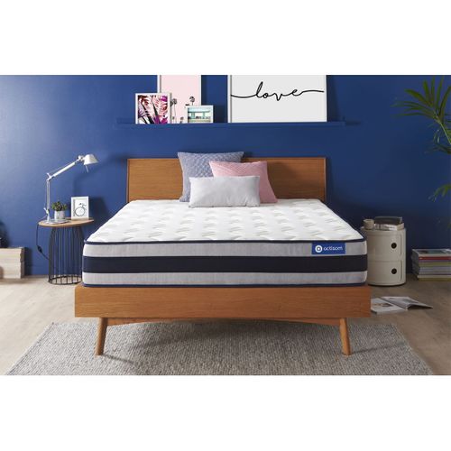 Matelas Ressorts Ensachés Et Mémoire De Forme 140x190 Actiflex Ergo - Ep: 24cm - Confort Ferme