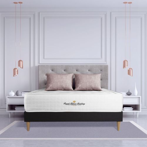 Ensemble Matelas Mémoire De Forme 160x200 Buckingham Ep:30cm - Sommier Noir