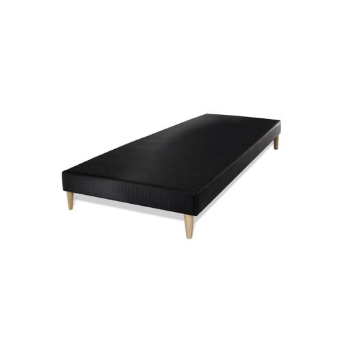 Ensemble Matelas Mémoire De Forme 200x200 Buckingham Ep:30cm - Sommier Noir