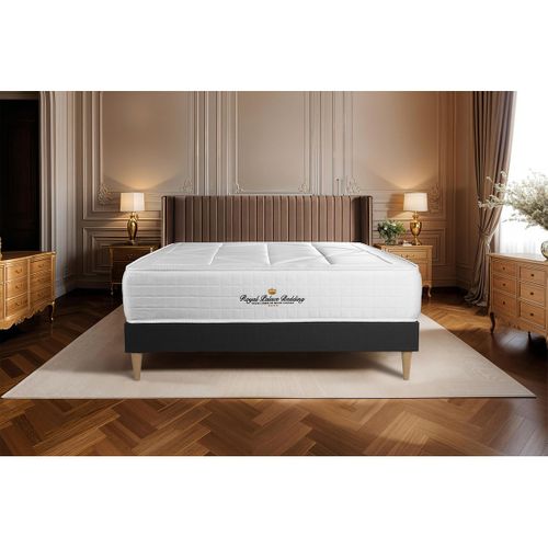 Ensemble Matelas Ressorts Ensachés Et Mémoire De Forme 160x200 Windsor Ep:26cm - Sommier Noir