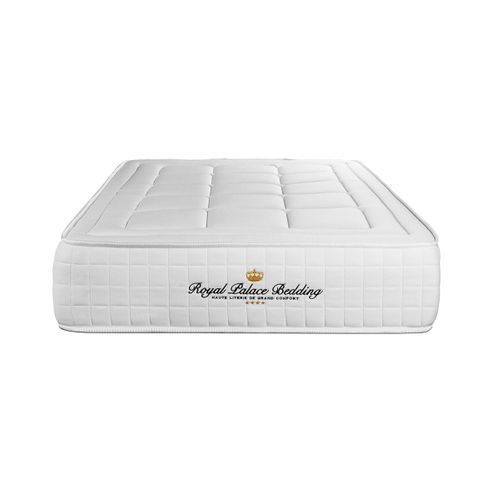 Ensemble Matelas Mémoire De Forme 90x200 Balmoral Ep:24cm - Sommier Blanc