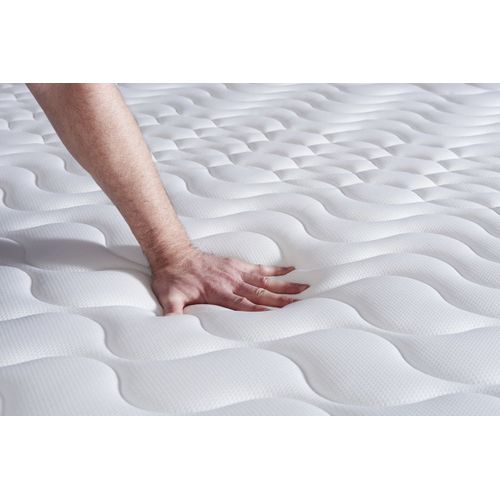 Ensemble Matelas Mémoire De Forme 140x200 Actimemo Tech Ep:24 Cm - Sommier Kit Blanc