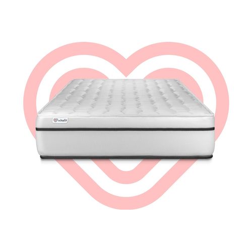 Matelas Mousse Polyuréthane à Mémoire De Forme 90x190 Vital Spa - Ep: 24cm - Confort Ferme