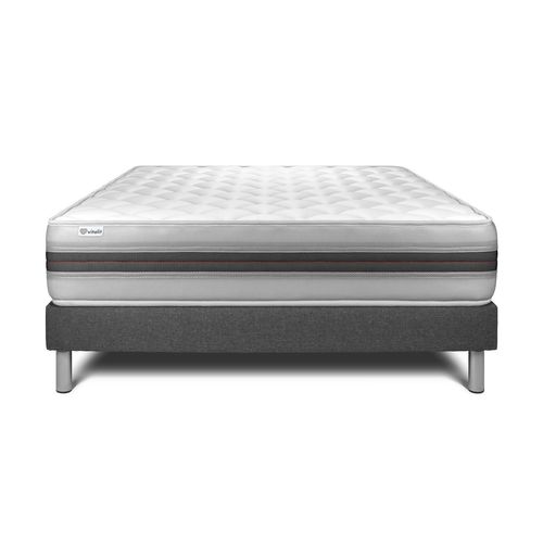 Ensemble Matelas Mousse Polyuréthane à Mémoire De Forme 160x200 Vitalmemo Back Ep:26 Cm - Sommier Ki