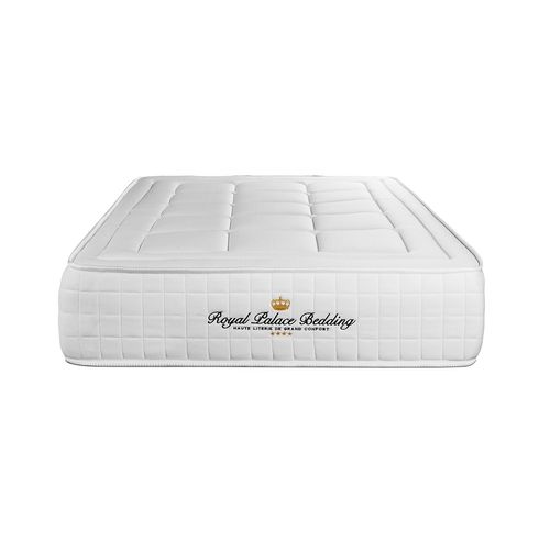 Ensemble Matelas Mémoire De Forme 90x200 Balmoral Ep:24 Cm - Sommier Kit Noir