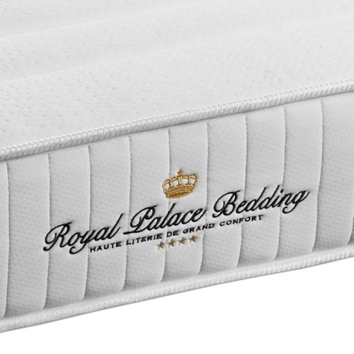 Ensemble Matelas Ressorts Ensachés Et Mémoire De Forme 160x200 Lancaster Ep:22cm - Sommier Blanc