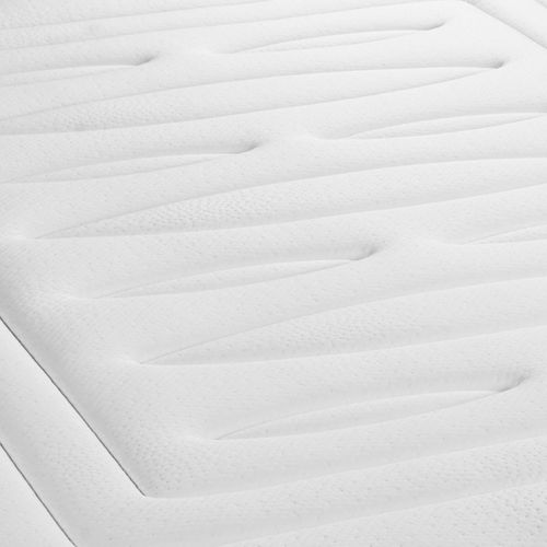 Ensemble Matelas Ressorts Ensachés Et Mémoire De Forme 160x200 Lancaster Ep:22cm - Sommier Blanc