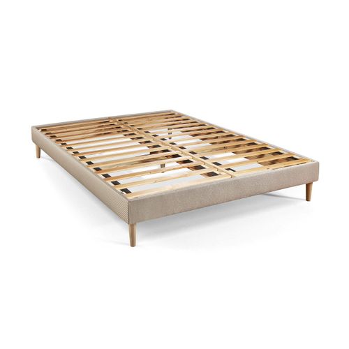 Ensemble Matelas Mémoire De Forme 180x200 Le Cosy Ep:30 Cm - Sommier Kit Beige