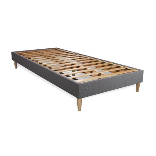 Ensemble Matelas Ressorts Ensachés Et Mémoire De Forme 90x200 Actiflex Form Ep:22 Cm - Sommier Kit G