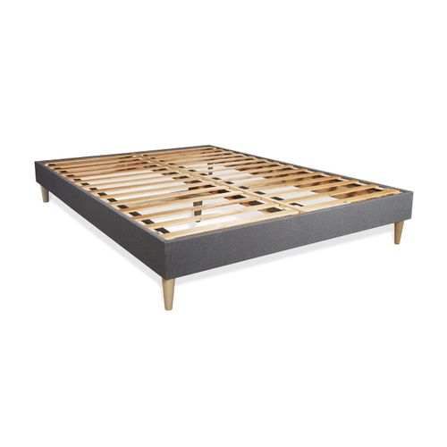 Ensemble Matelas Mémoire De Forme 160x200 Actimemo Max Ep:26 Cm - Sommier Kit Gris