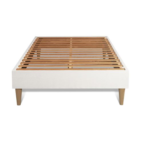 Ensemble Matelas Ressorts Ensachés Et Mémoire De Forme 90x200 Vingt-quatre Ep:24 Cm - Sommier Kit Bl