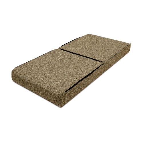 Canapé D'angle Convertible 4 Places - Tissu Tweed - Jaune