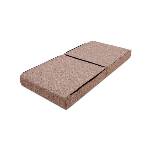 Canapé D'angle Convertible 4 Places - Tissu Tweed - Rouge