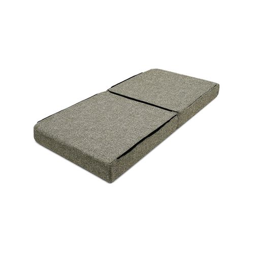 Canapé D'angle Convertible 4 Places - Tissu Tweed - Vert