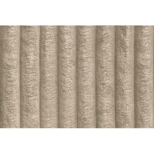 Canapé Droit Convertible 4 Places - Velours Côtelé XL - Taupe