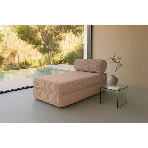 Méridienne Modulable Et Convertible - Velours Côtelé XL - Marron