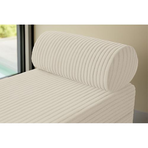 Méridienne Modulable Et Convertible - Velours Côtelé XL - Blanc